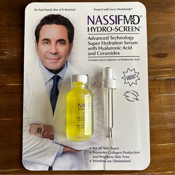 Nassif MD Hydro-screen Super Hydration Serum with Hyaluronic Acid and Ceramides - Picture 1 of 4